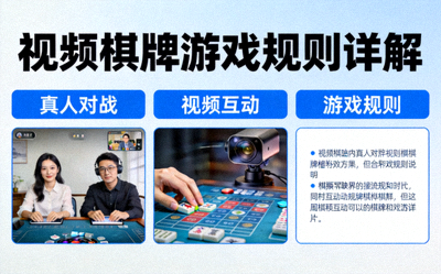视频棋牌游戏规则详解 - 真人对战、视频互动与游戏规则